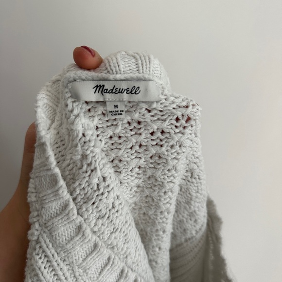 Madewell Women's Ivory Knit Sweater - Picture 4 of 4